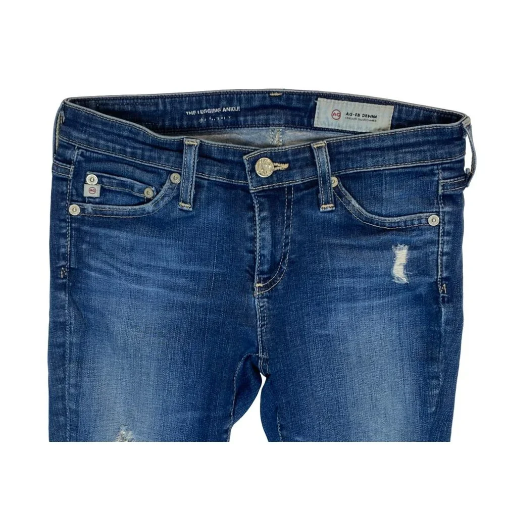 Adriano Goldschmied AG Jeans The Legging Ankle 25 R Super Skinny $225 MSRP - Picture 5 of 9
